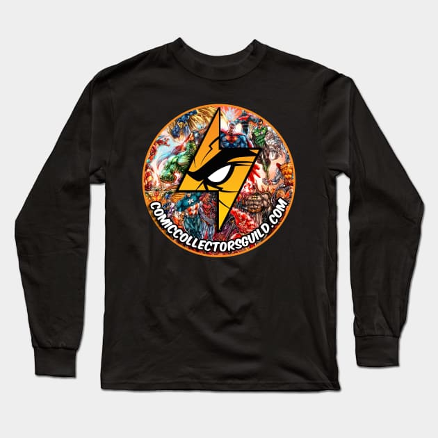 CCG logo 2 Long Sleeve T-Shirt by Comic Collectors Guild 